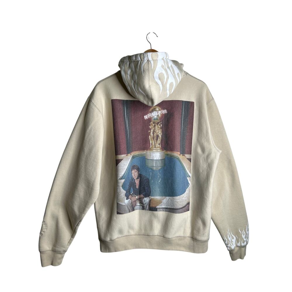 Iconic Scarface x‎ Shoe Palace Graphic Hoodie "The World Is Yours" Size L